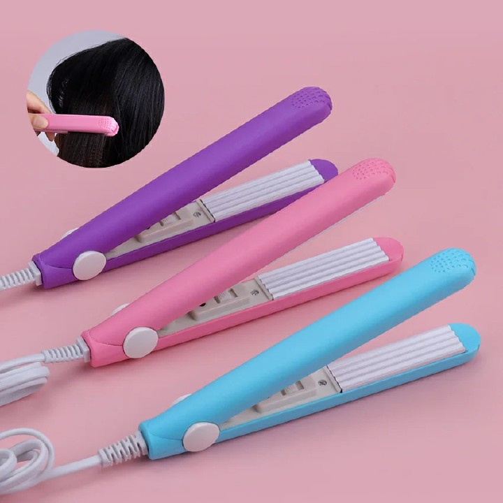 Mini 2-in-1 Hair Straightener And Curler Professional Flat Iron Ceramic Tourmaline Ionic Electric Plastic Bag Sealer