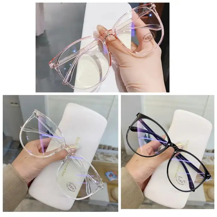 Anti Blue light Glasses sport driving eyewear Transparent Pink Black Eyeglasses Sunglasses Protective Computer Screen Eye Strain Headache Ultra Ray Light Block UV UV400 Blocking