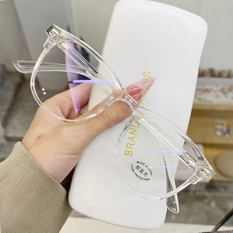 Anti Blue light Glasses sport driving eyewear Transparent Pink Black Eyeglasses Sunglasses Protective Computer Screen Eye Strain Headache Ultra Ray Light Block UV UV400 Blocking