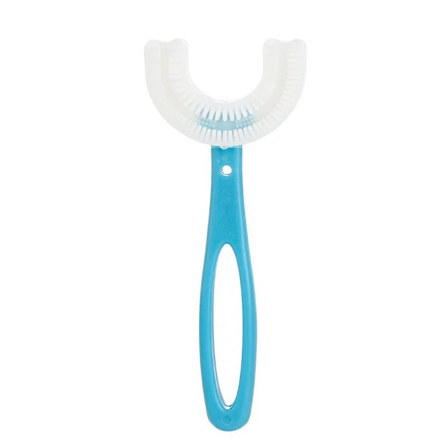 U-shaped Baby Toothbrush Children 360 Degree Child Toothbrushes Teethers Soft Silicone Toddlers Brush Kids Teeth Oral Care Cleaning Newborn