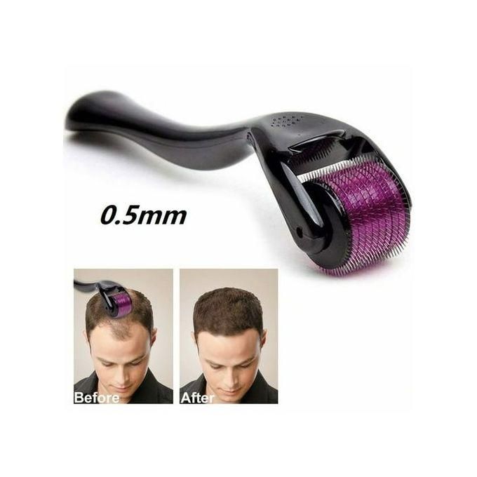 540 purple micro needle Dermaroller Beard Hair Growth Skin Face Wrinkle & Anti-Aging Acne Scar Derma Microneedling roller Rejuvenation Hair Loss Regrowth