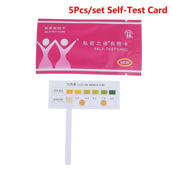 5Pcs Women Vagina Inflammation Gynecological Inflammation Self Test Paper Female Vaginitis Card