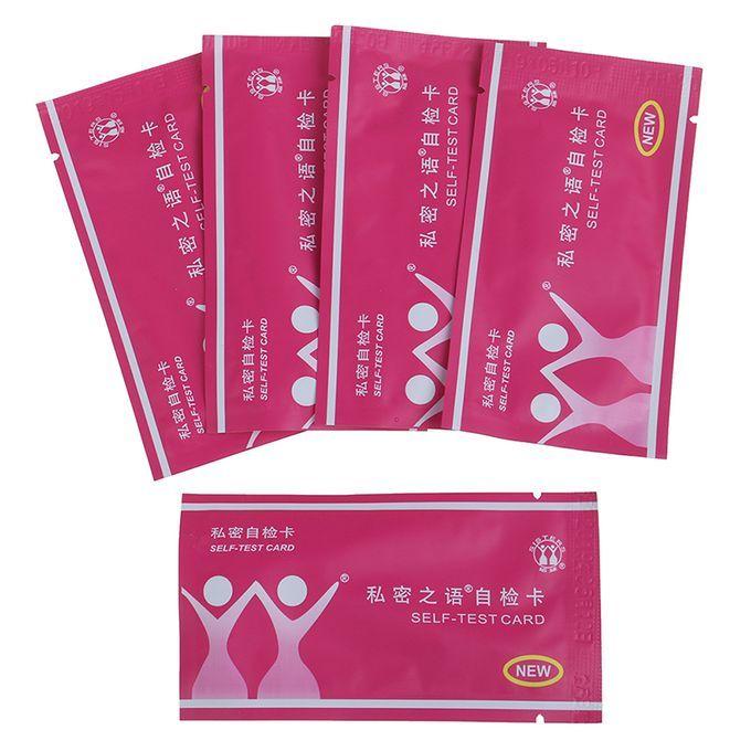 5Pcs Women Vagina Inflammation Gynecological Inflammation Self Test Paper Female Vaginitis Card