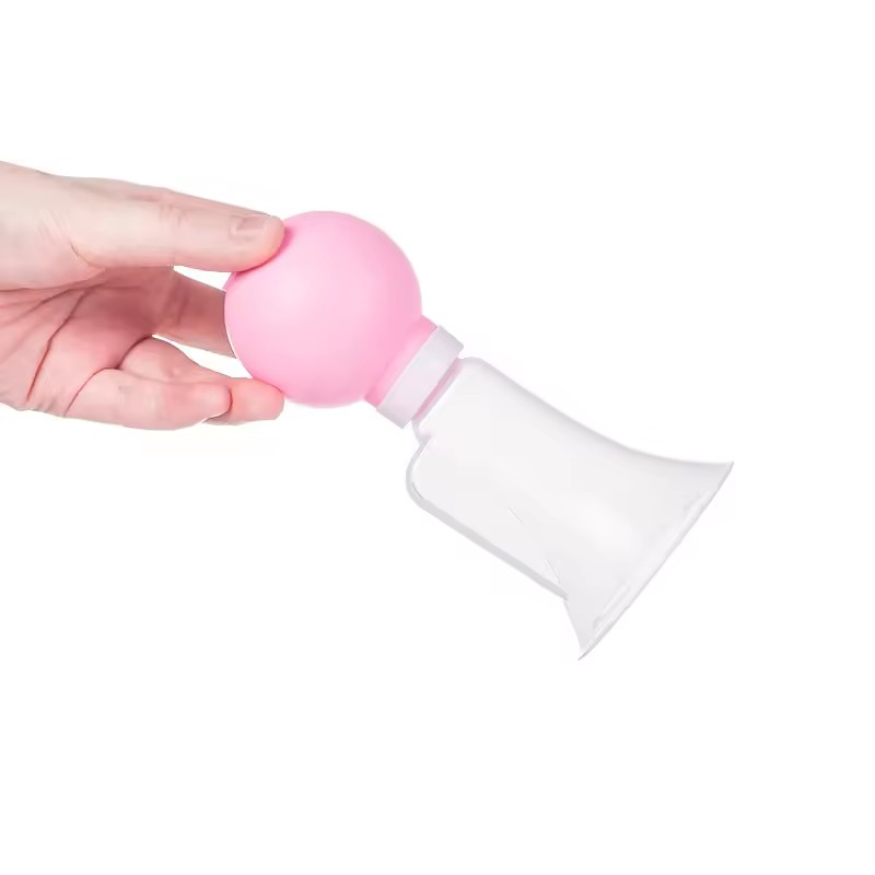 Portable Breast Reliever Manual Breast Pump 100% Food Grade Silicone Breastfeeding
