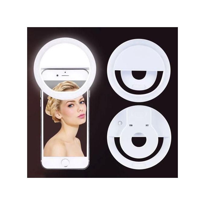Portable Led Selfie Ring Light Mini Rechargeable Fill Light Live Clip-On Bulb Beauty Usb Photographic Super Bright Lighting For Makeup Vlog Video Recording
