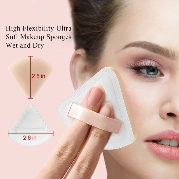 Fashion Soft Makeup Sponge Powder Puff Cosmetic Puff 2 Pcs