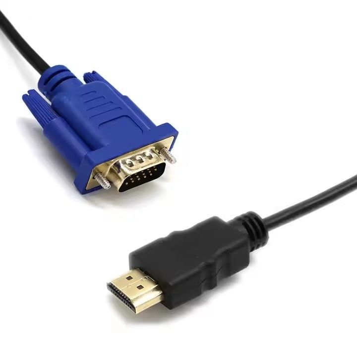 1.5M Hdmi To VGA And VGA To HDMI Support Computer Monitor Projector HD Audio Video Data Cable male to male