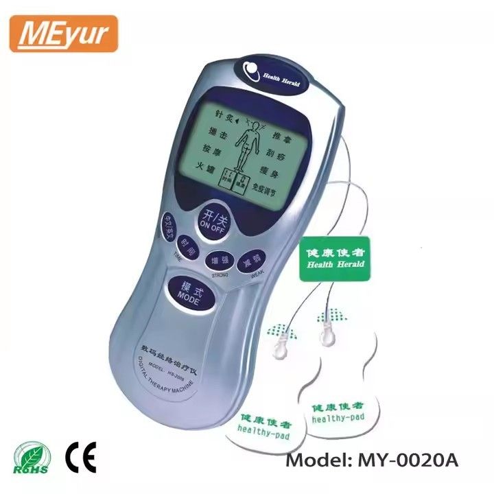 Portable Electric Mini Digital Physiotherapy Machine Relax Massager Full Body Muscle Stimulator Ems/Tens Acupuncture Diagnose Therapy Care Apparatus