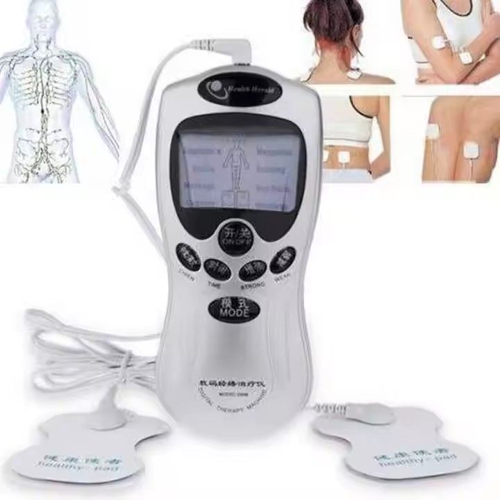 Portable Electric Mini Digital Physiotherapy Machine Relax Massager Full Body Muscle Stimulator Ems/Tens Acupuncture Diagnose Therapy Care Apparatus