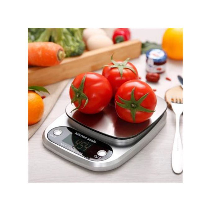 Alloy High Precision Kitchen Food Weighing Scale Digital Electronic Cooking Household Smart Touch Keys 10kg weight Waterproof Plastic with USB