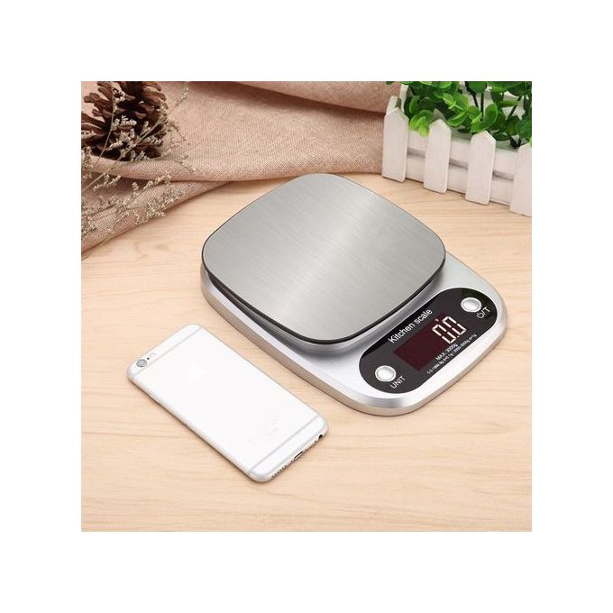 Alloy High Precision Kitchen Food Weighing Scale Digital Electronic Cooking Household Smart Touch Keys 10kg weight Waterproof Plastic with USB