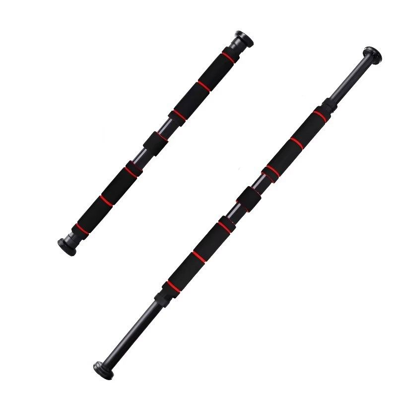 Adjustable Steel Door Horizontal Chin Pull Up Bars Gym Workout Training Sport Fitness Equipments Bar, 60-100cm Professional door Wall Mounted Indoor Doorway Weight Loss gymnastics