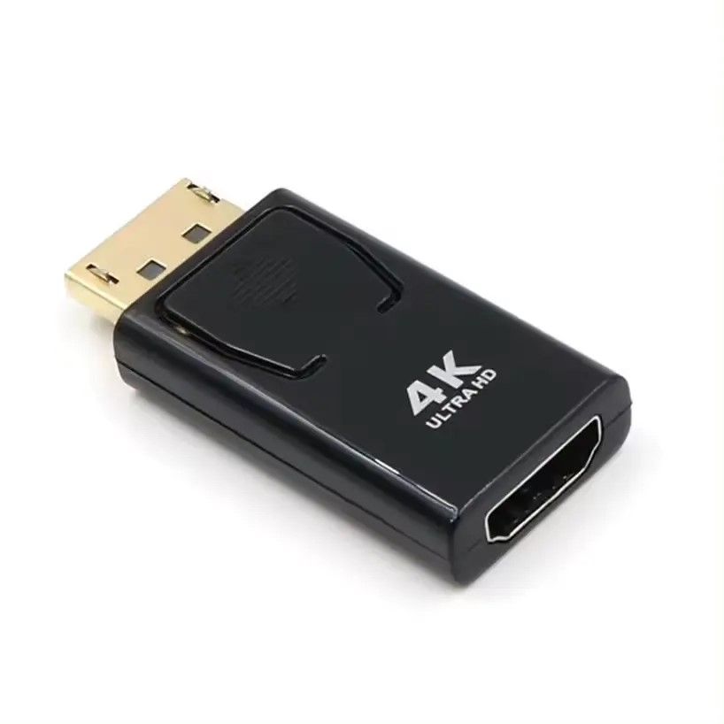 4K Ultra HD Gold Plated Standard Display Port DP Male to HDMI Video Audio Connector plug DP to HDMI Female Converter Adapter