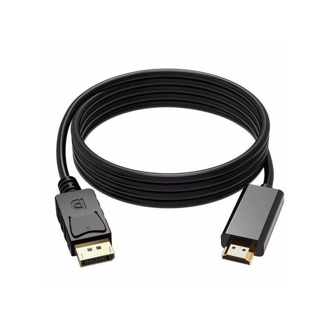 1.8M DISPLAY PORT DP TO HDMI CABLE DP PVC Jacket HDTV Connector PC HDTV Projector 4K Audio Computer TV Adapter Display Port