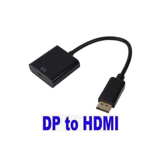 Display Port (DP) To HDMI Converter Adapter Male to HDTV Female Computer Projector Combination Shielding