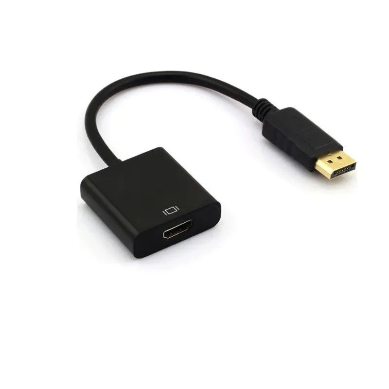 Display Port (DP) To HDMI Converter Adapter Male to HDTV Female Computer Projector Combination Shielding
