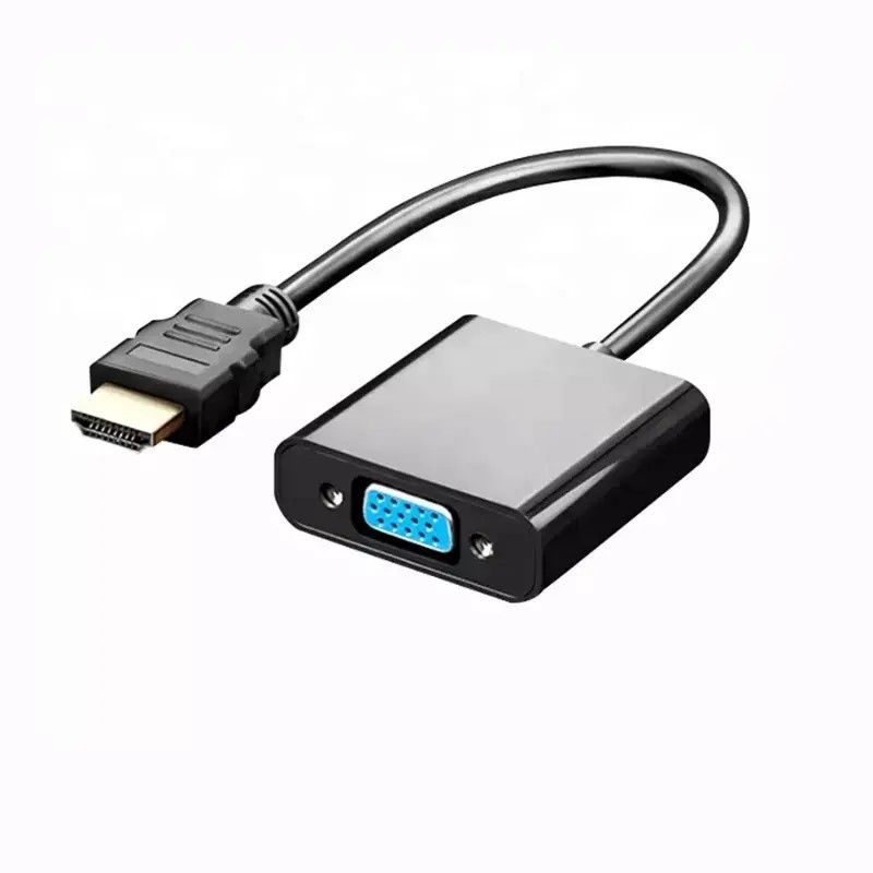 Display Port (DP) HD HDMI Male To VGA Female Adapter 1080P Converter Adapter Cable Video HDTV for PC Laptop pc,Desktop Copper Conductor for Audio Video Applications