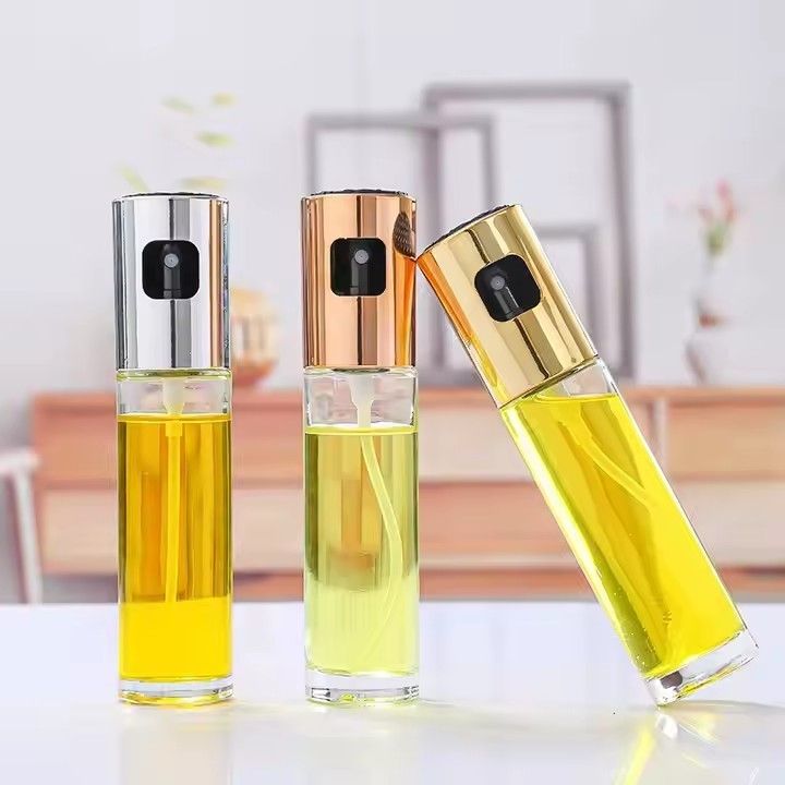 Multipurpose Kitchen Vinegar/Oil Sprayer for Cooking Roasting Olive Oil Spray Refillable Cooking Bottle Dispenser for Salad, Baking, BBQ, Frying -100ml