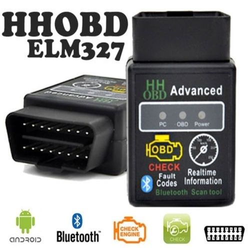 Car Engine Car Auto Diagnostic Scanner Tool Blue Tooth OBD2 Check Fault Detector Repair ELM327 Mini OBDII Diagnosis Bluetooth Device OBD 2 Automotive Code Reader Scan (HH Advance)