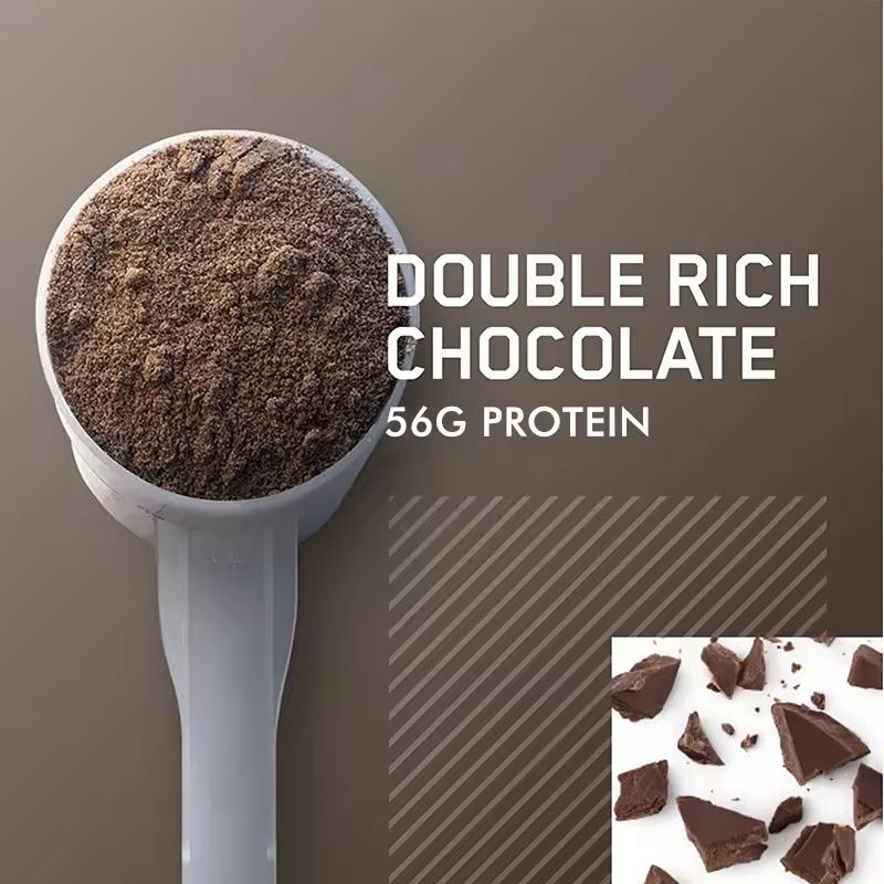 100% Whey Protein Mass Gainer Double Chocolate 500g - Fast Muscle Growth - Post-Workout Powder Support Endurance & Sports Recovery Supplements Muscle Growth Powder Gym Solid Drink