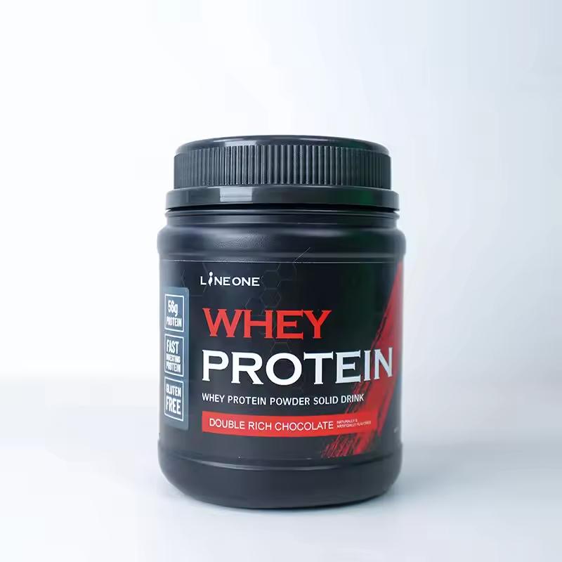 100% Whey Protein Mass Gainer Double Chocolate 500g - Fast Muscle Growth - Post-Workout Powder Support Endurance & Sports Recovery Supplements Muscle Growth Powder Gym Solid Drink