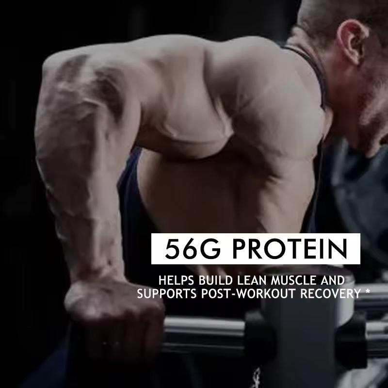 100% Whey Protein Mass Gainer Double Chocolate 500g - Fast Muscle Growth - Post-Workout Powder Support Endurance & Sports Recovery Supplements Muscle Growth Powder Gym Solid Drink