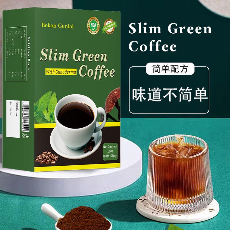 Slimming Coffee Flat Tummy Coffee Slimming Green Coffee Weight Lose Coffee With Ganoderma Slim Loss