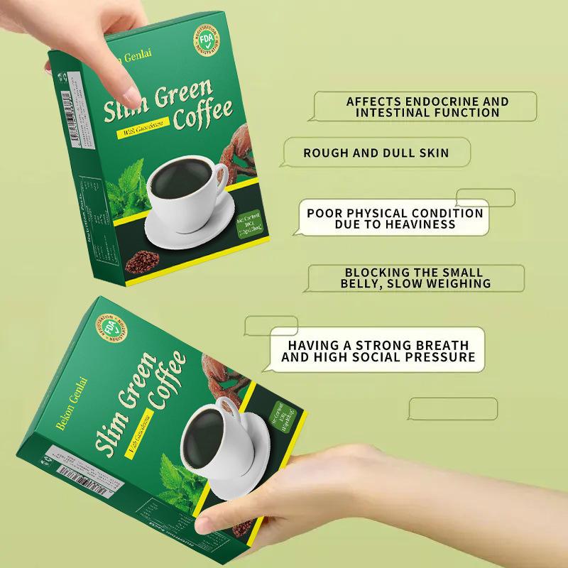 Slimming Coffee Flat Tummy Coffee Slimming Green Coffee Weight Lose Coffee With Ganoderma Slim Loss