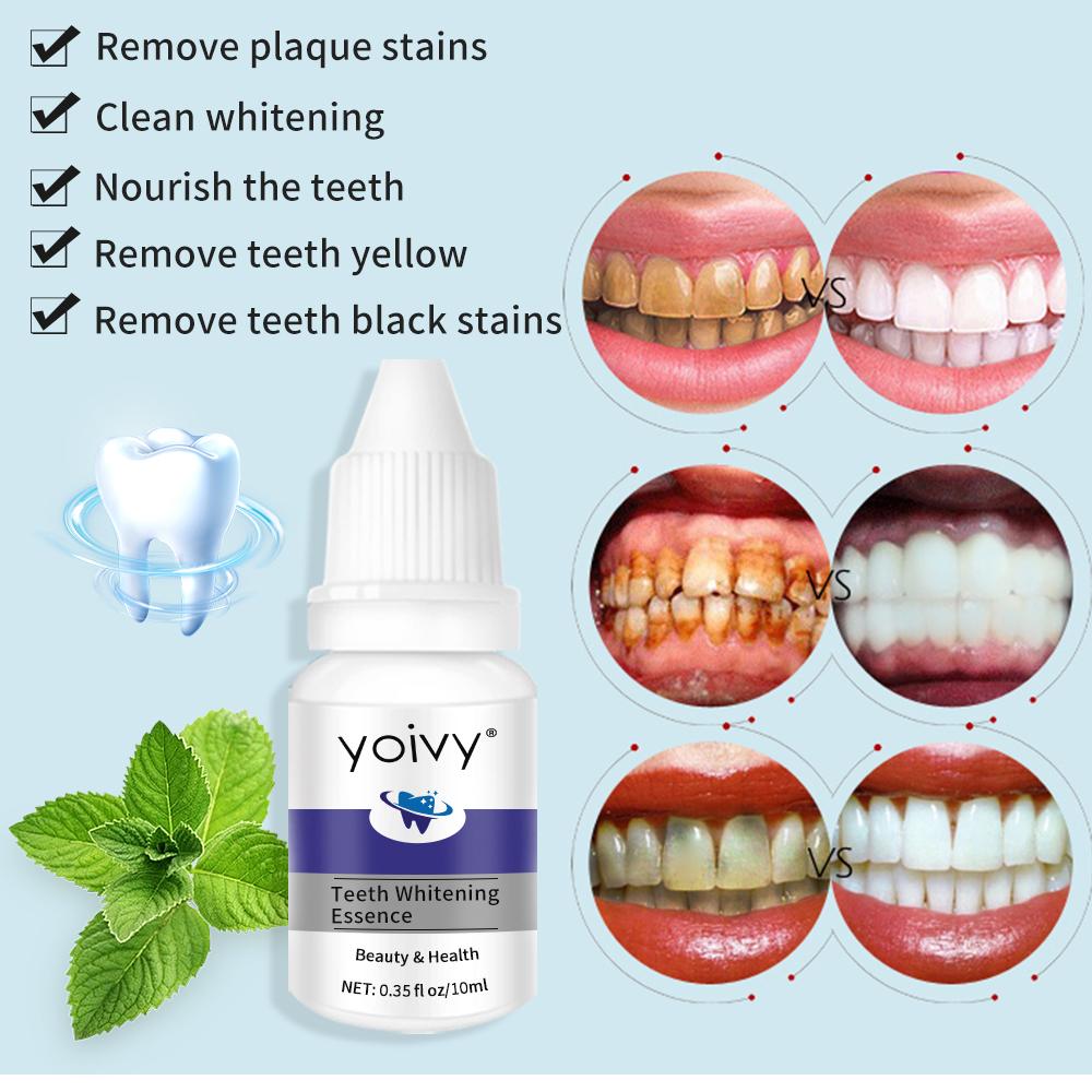 Teeth Whitening Essence Tooth Whitener Remove Stains Liquid Cleaning Stain Nourish White Bleaching Dental Remove Plaque