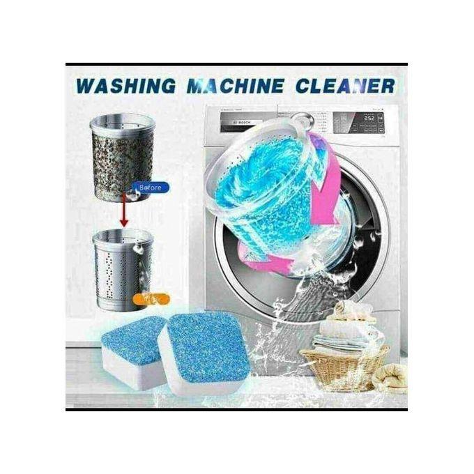 WASHING MACHINE CLEANING TABLETS EFFERVESCENT DRUM CLEANER 12 PCS- High-efficiency Anti-mildew Deodorant Decontamination Deep Antibacterial Clean Descale, Deodorize, & Remove Mold Odor Tablet