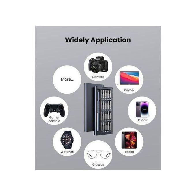 Mini 25-in-1 Small Tri Circle Magnetic Precision Screwdriver Set Magnetic Mini Repair Electronics Phone PC Ratchet Drill Socket Repair Tool Bit Portable Professional Kit Set