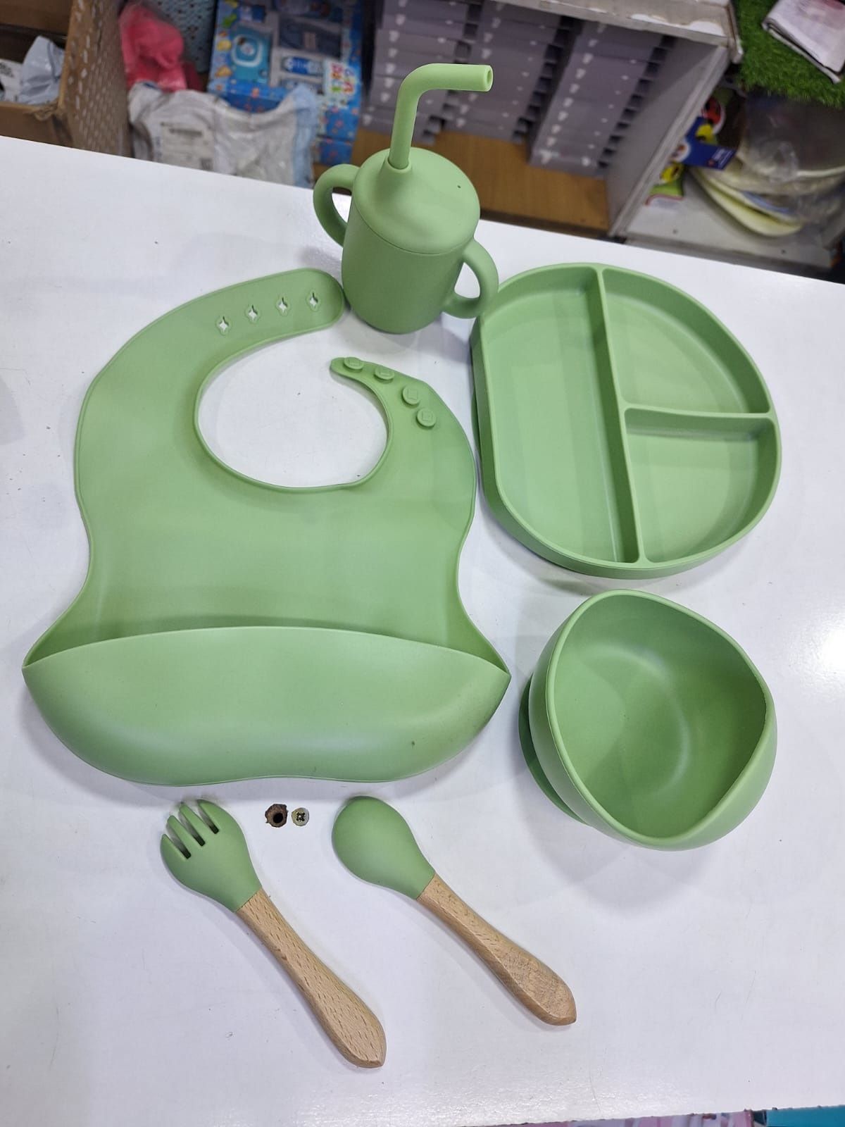 Premium Silicone Baby Feeding Set Safe, Gentle & Joyful Mealtime Moments