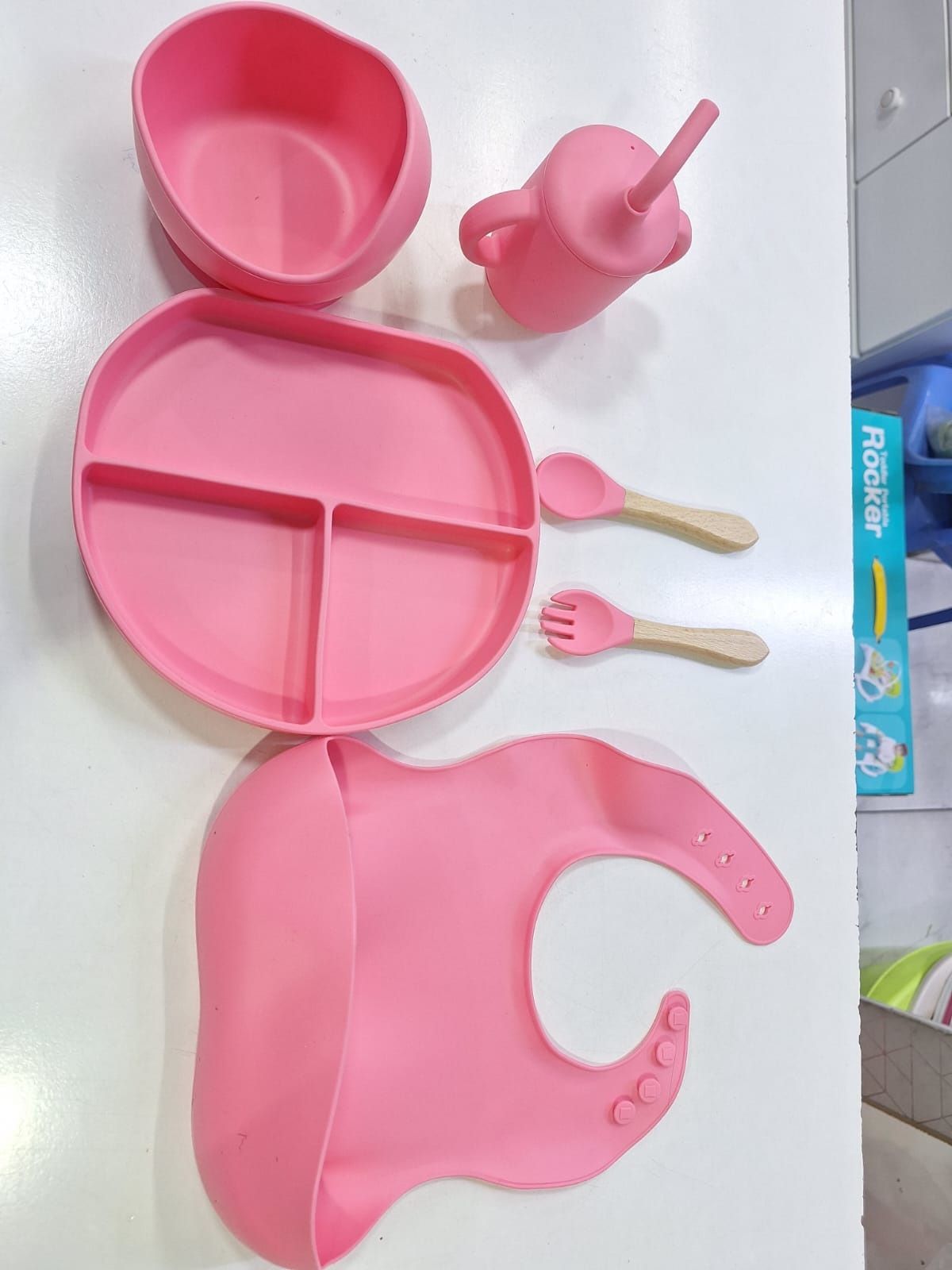 Premium Silicone Baby Feeding Set Safe, Gentle & Joyful Mealtime Moments