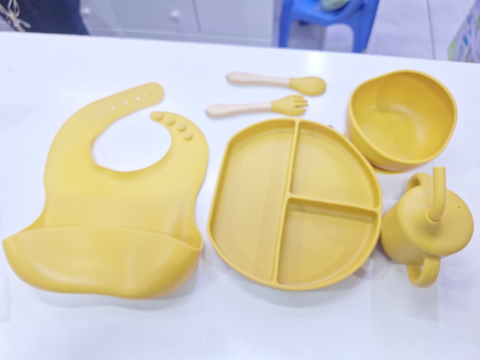 Premium Silicone Baby Feeding Set Safe, Gentle & Joyful Mealtime Moments