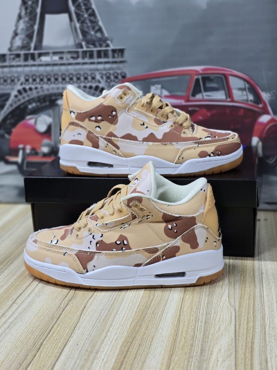 New Generic Men's Women's Air Jordan 3 Shoes Desert Camo Iconic Style For Bold Confidence & Everyday Comfort