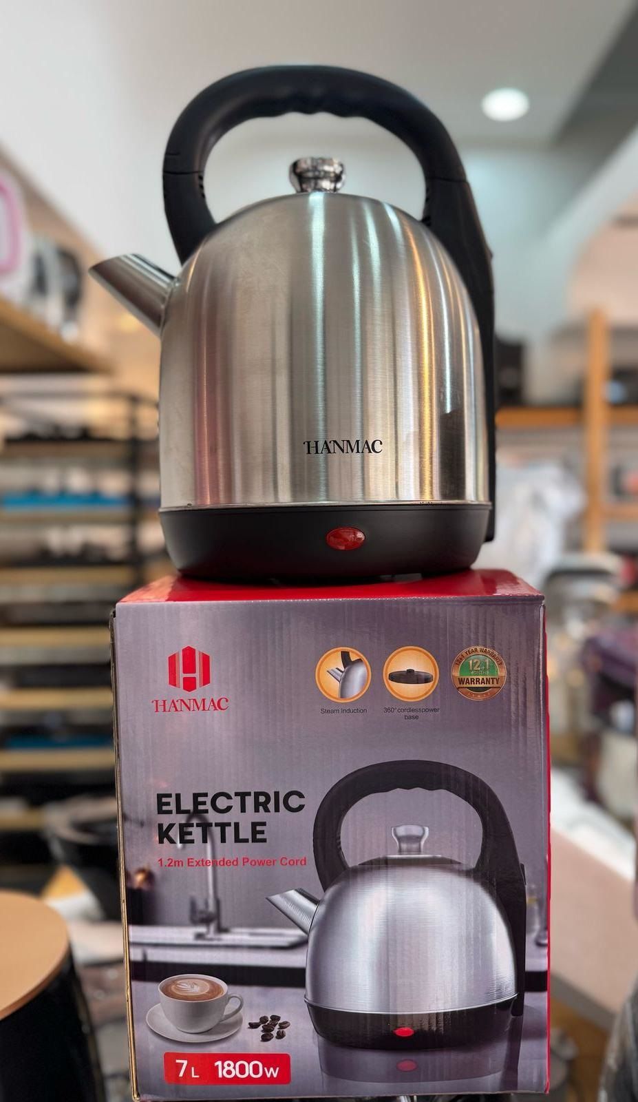 Hanmac 7L Electric Kettle Stainless Steel Fast-Boiling Design For Confident Large Household & Business Use