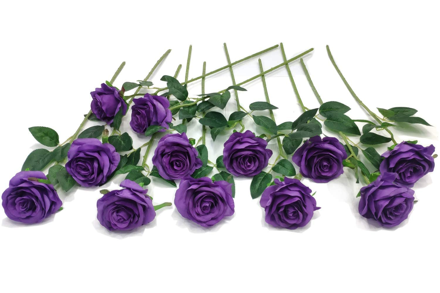 Artificial roses  {12 flowers}