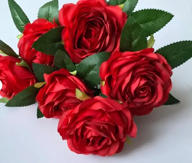 Artificial roses  {12 flowers}