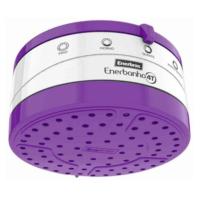 Enerbras Automatic Electric Instant Hot Water Shower Head Heater for Normal, Salty/ Hard Water. with 4 temperature levels