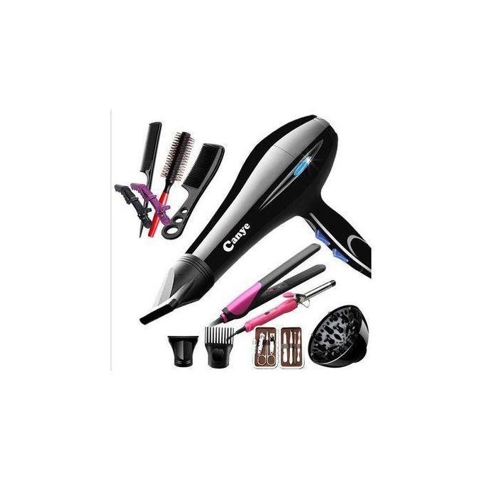 Canye Hair Professional, Commercial, salon use and home use Blow-dry+ Hair& Nail Tools-  Flat iron, tongs, manicure set, combs, curls