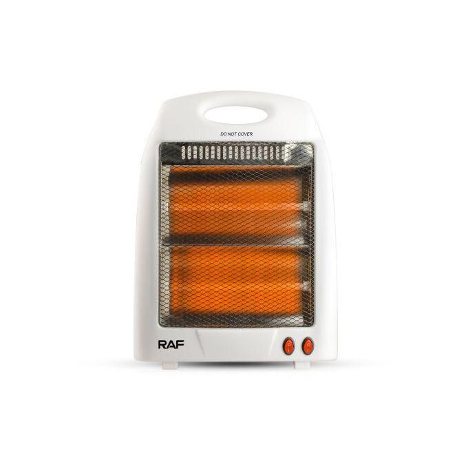 RAF Quartz Halogen Portable Electric Room Heater, Space Warmer With 2 Heat Settings With Automatic Temperature Control Infrared  heater Ideal for Home, Bedroom, baby room & Office, 800W