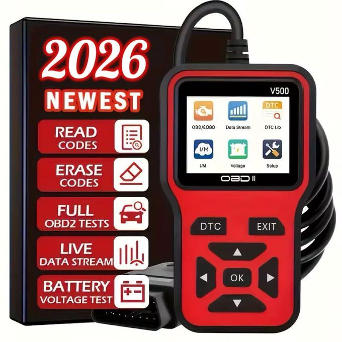 V500 Enhanced Universal OBD II Scanner Car Engine Fault Code Reader CAN Diagnostic Scan Tool, Read and Clear Error Codes for 1996 or Newer OBD2 Protocol Vehicle