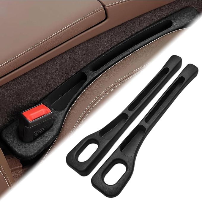 2pcs Car Seat Gap Filler Organizer Car Gap Filler Console Side Storage Box for Phones, Wallet, Coins & Keys Between Seat & Console, Universal Fit with Buckle Base Car Interior Organizer, accessories