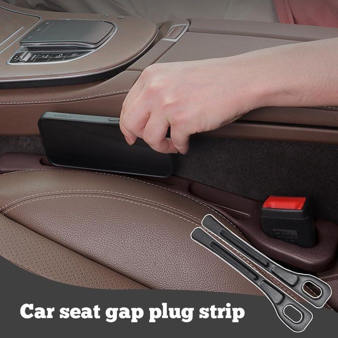 2pcs Car Seat Gap Filler Organizer Car Gap Filler Console Side Storage Box for Phones, Wallet, Coins & Keys Between Seat & Console, Universal Fit with Buckle Base Car Interior Organizer, accessories
