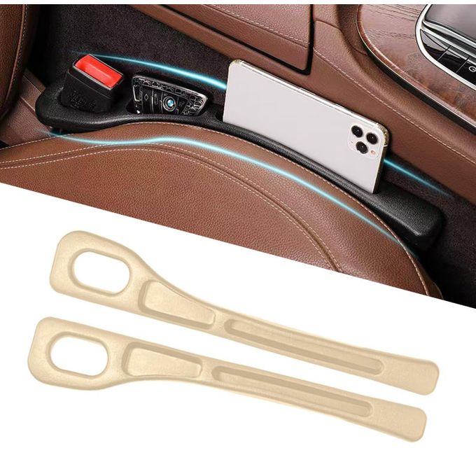2pcs Car Seat Gap Filler Organizer Car Gap Filler Console Side Storage Box for Phones, Wallet, Coins & Keys Between Seat & Console, Universal Fit with Buckle Base Car Interior Organizer, accessories