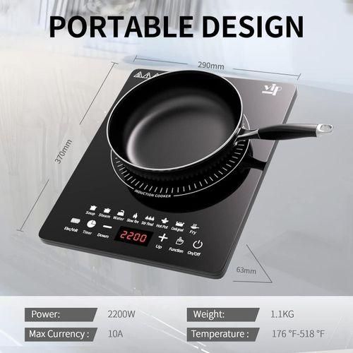 Sokany Quality Portable Induction Cooktop Hot Plate Countertop Burner 2200 Watts Induction Burner with LCD Sensor Touch, LED Display