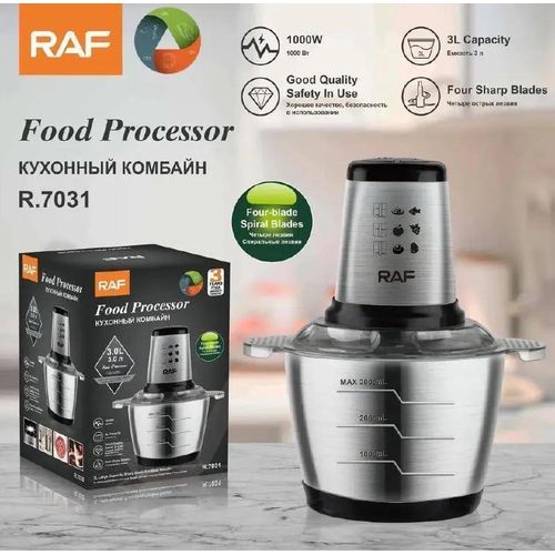 Share this product



RAF Heavy duty 1000W Meat Grinder Electric, Food Processor 3L Stainless Steel Meat Blender Food Chopper for Meat, Meat Mincer with Stainless Steel 4 Blades