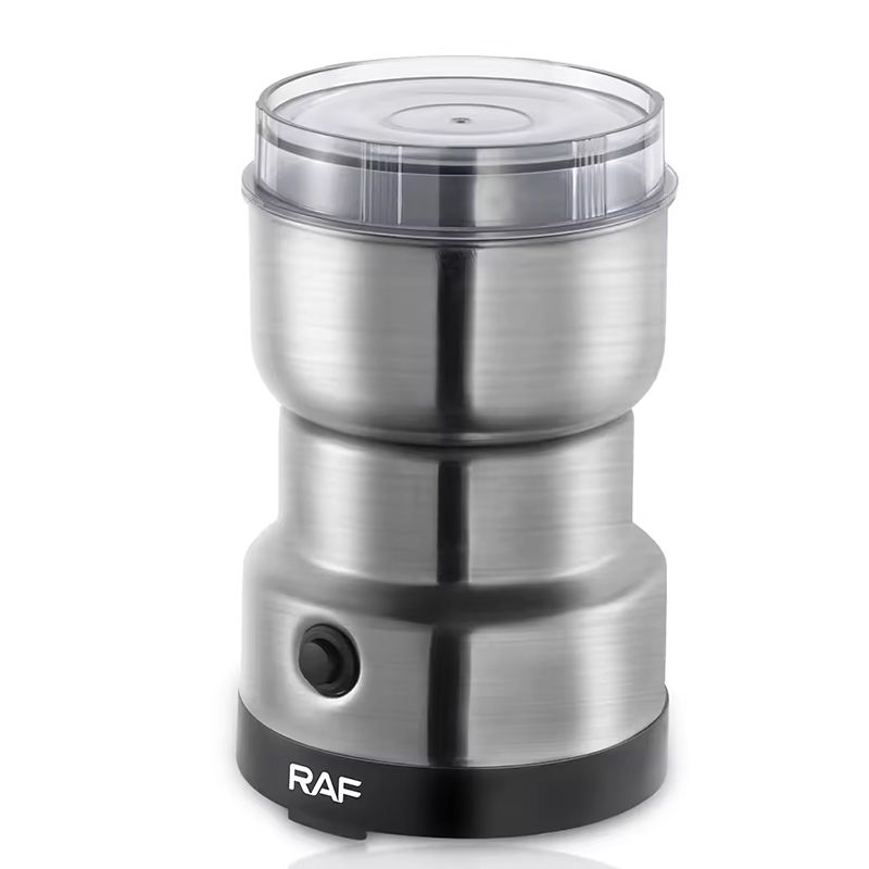 RAF Electric Coffee Grinder, Stainless Steel Dry Grinding Grinders, Multifunction Blender for Coffee, Beans, Grains, Seasonings, Spices, Seeds, Herbs, Dry Grinding-300W