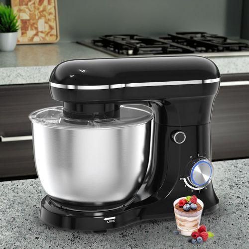 REKI 3-In-1 Stand mixer, 1200W 6L Stand Mixer, Tilt-Head Electric Stand Mixer, Kitchen Mixer with Bowl, Dough Hook, Whisk and Beater, Food Mixer for Baking, Cake and Most Home Cooks,