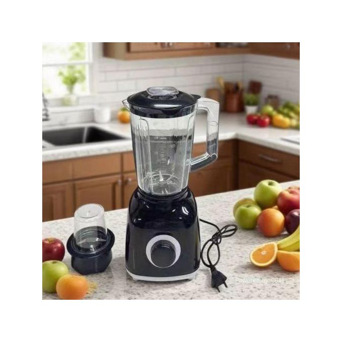 Hoffmans 600W 2-in-1 Blender and dry grinder high speed and powerful motor 1.75 L Unbreakable PC Jar, 3 Speeds, Stainless Blades, Easy To Clean Detachable Parts, Perfect for Blending and Grinding